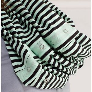 Lululemon Vinyasa Scarf Rulu Stripe Mint-OS